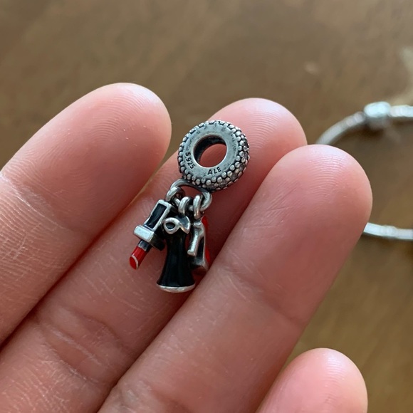 RETIRED Pandora Glamour Trio Dangle Charm - Picture 7 of 7